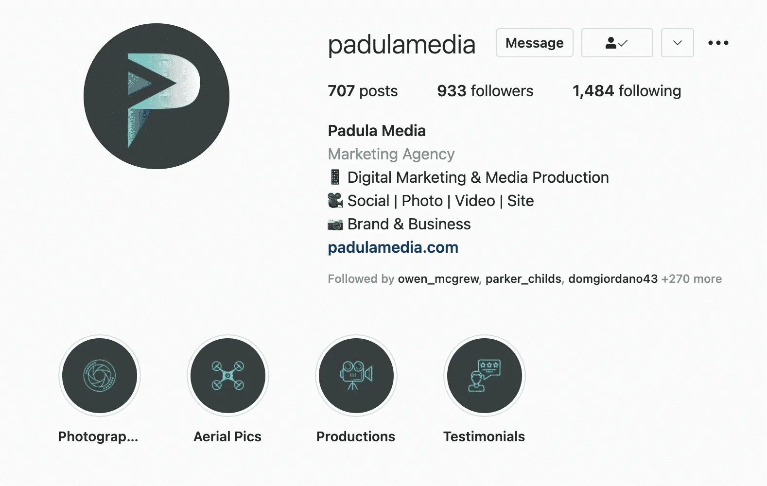 Padula media - Instagram