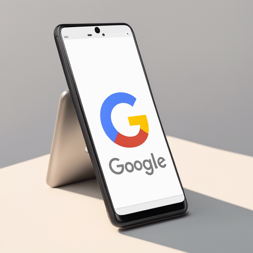 a phone with google business profile open