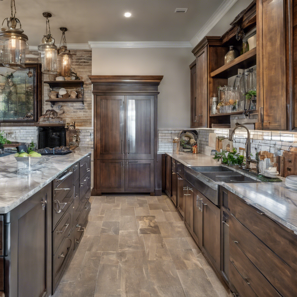 newly remodeled bespoke kitchen in Dallas, TX