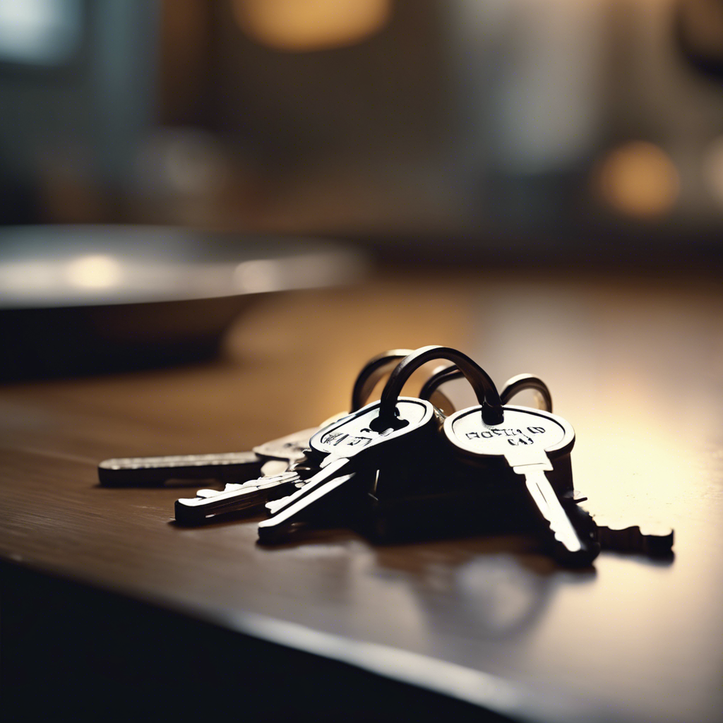 House keys given by a mortgage broken using SEO
